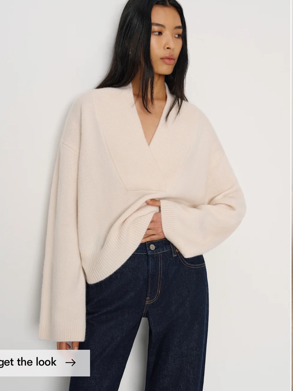 Reformation Easton Cashmere Sweater